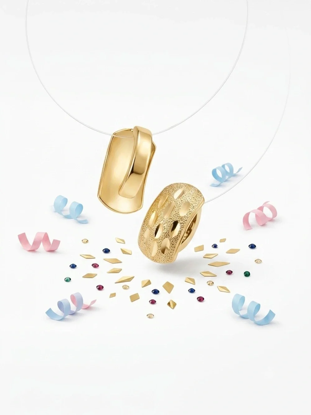 14k/18k Gold - Filled Textured Huggies